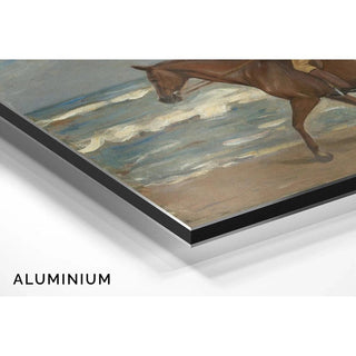 Cavalier sur la plage à gauche - Max Liebermann | Reproduction Tableau Décoration murale affiche copie