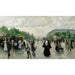 Reproductie van het schilderij Wat er gebeurt in Kopenhagen - Paul Fischer
