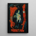 De gevogelte opgehangen aan de rode bakstenen - Chaïm Soutine — ingelijst kunstwerk aan de muur
