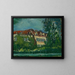 Landschap met huis - Chaïm Soutine — ingelijst kunstwerk aan de muur