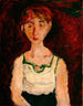 Klein meisje - Chaïm Soutine — weergave van het kunstwerk