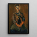 Portret van een jonge man - Chaïm Soutine — ingelijst kunstwerk aan de muur
