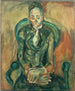 Vrouw zittend - Chaïm Soutine — weergave van het kunstwerk