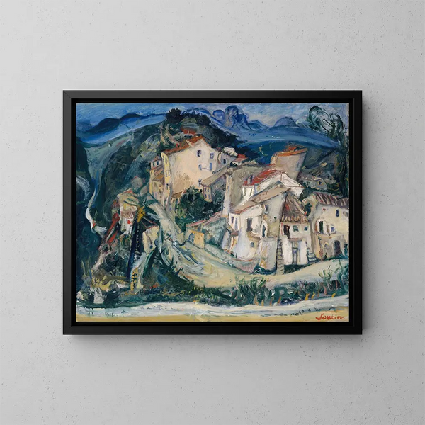 Vue de Cagnes - Chaïm Soutine — ingelijst kunstwerk aan de muur