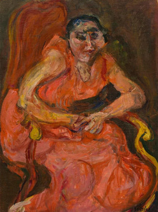 Cham Soutine - Woman in Pink.webp