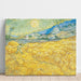 Reproductie van het schilderij van het gouden veld achter het Saint-Paul ziekenhuis met een maaimachine - Vincent van Gogh