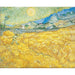 Reproductie van het schilderij van het gouden veld achter het Saint-Paul ziekenhuis met een maaimachine - Vincent van Gogh