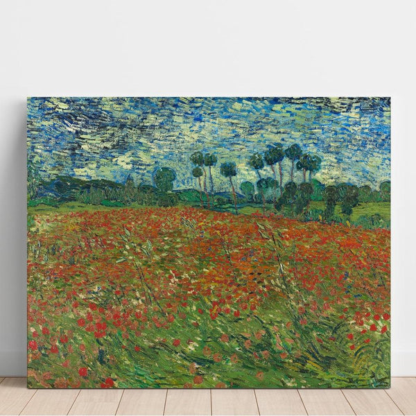 Reproductie van het schilderij van het veld met klaprozen - Vincent van Gogh