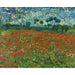 Reproductie van het schilderij van het veld met klaprozen - Vincent van Gogh