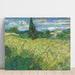 Reproductie van het schilderij Groene veld schilderij - Vincent van Gogh