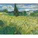 Reproductie van het schilderij Groene veld schilderij - Vincent van Gogh