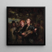 Zingende rondtrekkers - Honor Daumier — ingelijst kunstwerk aan de muur