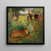 Chanticleer and the Fox - William James Webbe — framed artwork on a wall