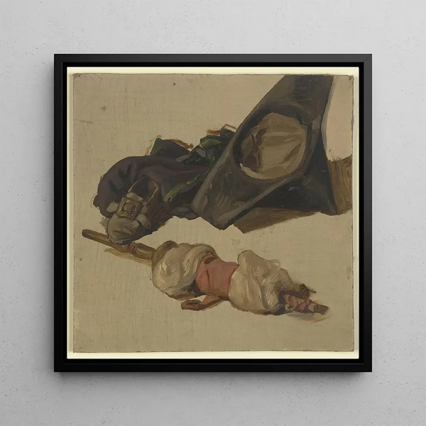 Chapeau, chaussures et fuseau - Jakob Becker