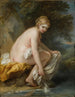 Een nimf in haar bad - Charles André van Loo — weergave van het kunstwerk