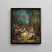 Jachtstop - Charles André van Loo — ingelijst kunstwerk aan de muur