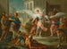 L'aveuglement des habitants de Sodome - Charles André van Loo — weergave van het kunstwerk
