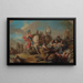 De overwinning van Alexander op koning Porus - Charles André van Loo — ingelijst kunstwerk aan de muur
