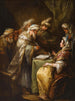 Het huwelijkscontract - Charles André van Loo — weergave van het kunstwerk