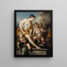 Venus en Cupido's met de armen van Mars - Charles André van Loo — ingelijst kunstwerk aan de muur