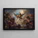 La Destruction du palais d'Armide - Charles-Antoine Coypel — ingelijst kunstwerk aan de muur