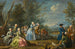 Two ladies of the court hunting with their entourage - Charles-Joseph Flipart — artwork view