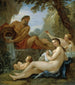 van een rivier en een nimf van een fontein - Charles-Joseph Natoire — weergave van het kunstwerk