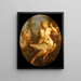 Leda en de zwaan - Charles-Joseph Natoire — ingelijst kunstwerk aan de muur