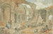 L'intérieur du Colisée avec bergers et animaux - Charles-Joseph Natoire — artwork view