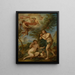 De berisping van Adam en Eva - Charles-Joseph Natoire — ingelijst kunstwerk aan de muur