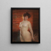Modesty - Charles-Lucien Landre — framed artwork on a wall