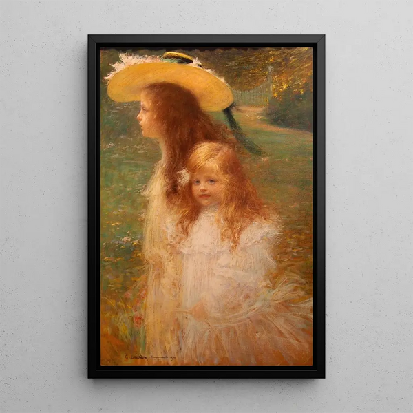CharlesLucien Landre - Portrait des nices de lartiste par Charles Landre.webp