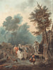 Foire de village - Charles-Melchior Descourtis — weergave van het kunstwerk