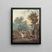 Foire de village - Charles-Melchior Descourtis — ingelijst kunstwerk aan de muur
