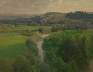 Landschap van Cornouaillais - Charles Adams Platt — weergave van het kunstwerk