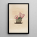 Iconografie beschrijvend van de cactussen Pl08 - Charles Antoine Lemaire — ingelijst kunstwerk aan de muur
