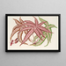 Pteris aspericaulis var. tricolor - Charles Antoine Lemaire — ingelijst kunstwerk aan de muur