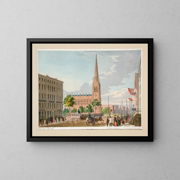Kerk van de Drie-eenheid - Charles Autenrieth — ingelijst kunstwerk aan de muur