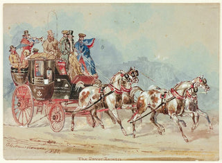 L'Express de Douvres - Charles B Newhouse — weergave van het kunstwerk