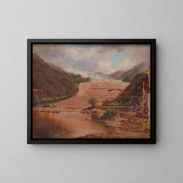 Terrassen met Rozen - Charles Blomfield — ingelijst kunstwerk aan de muur