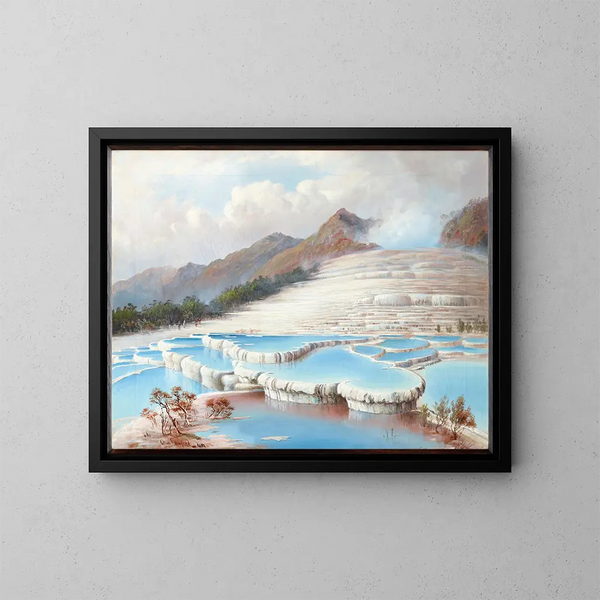 Terrassen in witte tinten - Charles Blomfield — ingelijst kunstwerk aan de muur