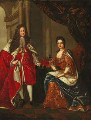 Charles Boit after - Portrait of Queen Anne of England and George Prince of Denmark.webp