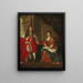 portret van koningin Anne van Engeland en prins George van Denemarken - Na Charles Boit — ingelijst kunstwerk aan de muur
