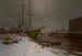 Port of London under Snow - Charles Brooke Branwhite — artwork view