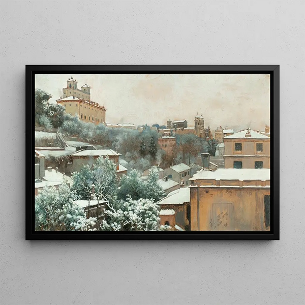 Charles Caryl Coleman - View Of The Pincio In Rome With The Villa Medici And The Trinit Dei Monti.webp