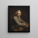 Zelfportret - Charles Catton — ingelijst kunstwerk aan de muur