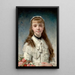 Reproductie van het schilderij La fille du peintre ou Douce innocence - Charles Chaplin