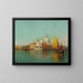 Bij de ingang van het Groot Kanaal, Venetië - Charles Clement Calderon — ingelijst kunstwerk aan de muur