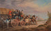 Diligences sur la route le Quicksilver Devonport-Londres Royal Mail sur le point de partir avec un nouveau Te - Charles Cooper Henderson — artwork view