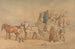 Exeter stagecoach luggage unloading - Charles Cooper Henderson — artwork view